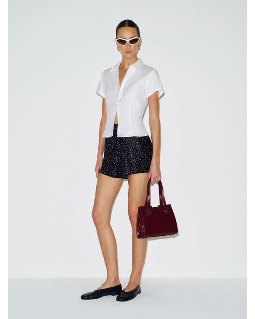 Reformation White Corin Top