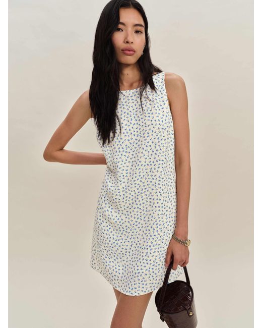 Reformation White Rosemond Dress