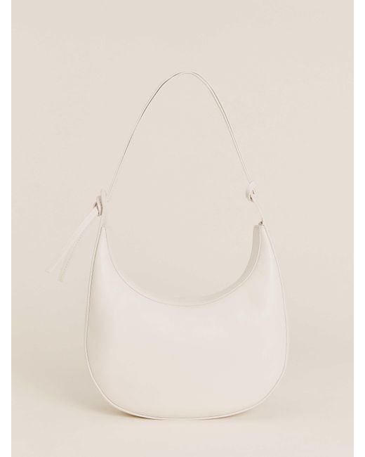 Reformation Natural Medium Rosetta Shoulder Bag Leather