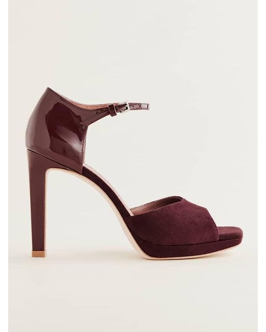 Reformation Multicolor Gloria Heeled Platform Sandal