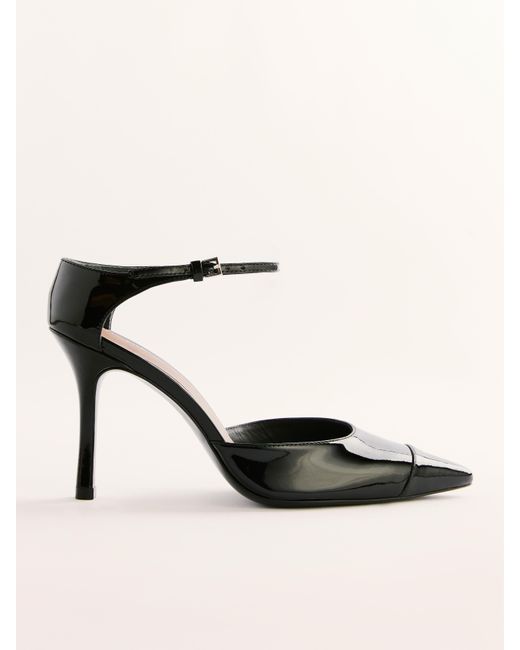 Reformation Kenny Bare Pump in Black Patent (Black) | Lyst