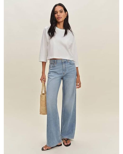Reformation Gray Lewis Tee