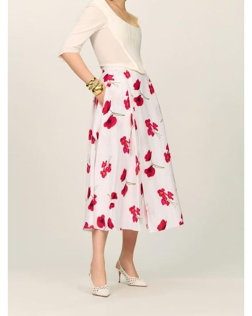 Reformation Green Perth Skirt 0