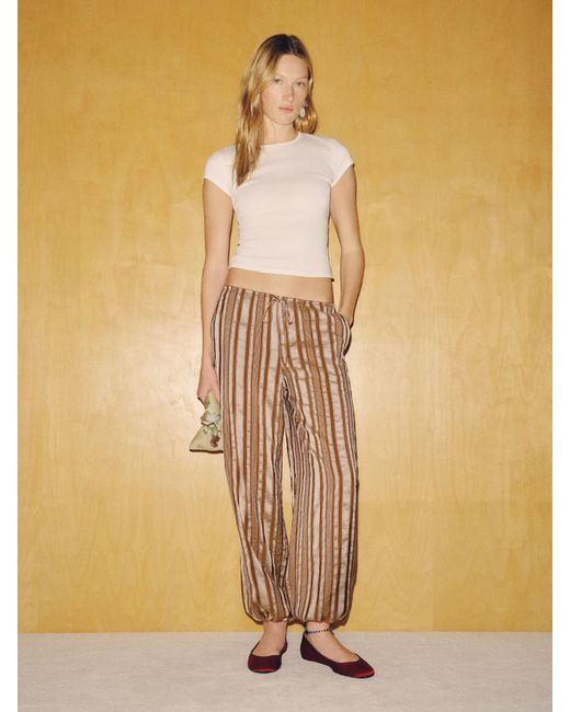 Reformation Natural James Tie Pant