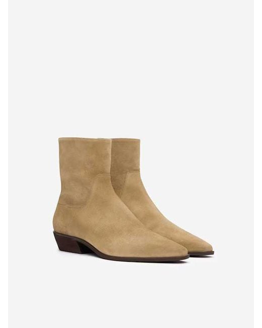 Reformation White Dominique Ankle Boot