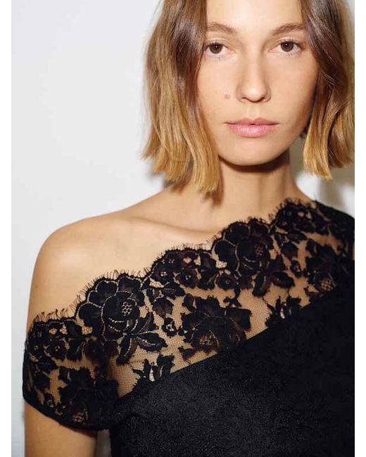 Reformation Blue Oriana Top Lace