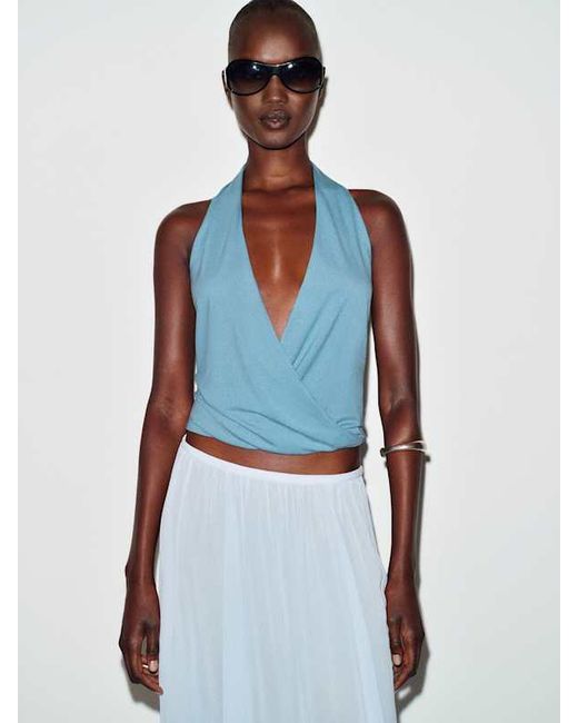 Reformation White Lois Knit Top