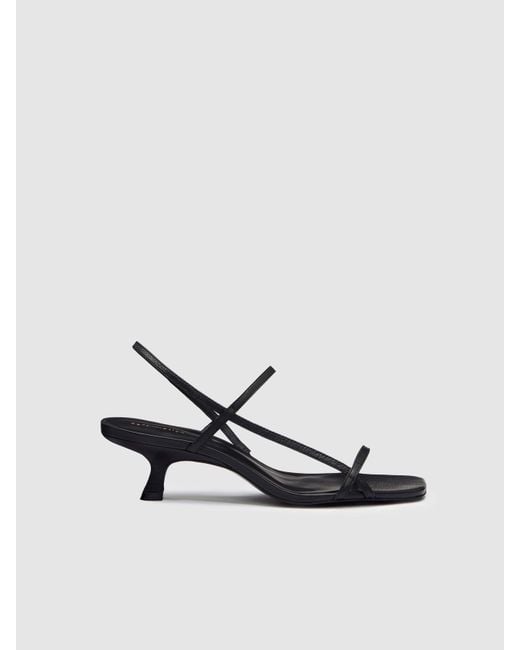 Reformation White Serenity Bare Sandal Leather 5