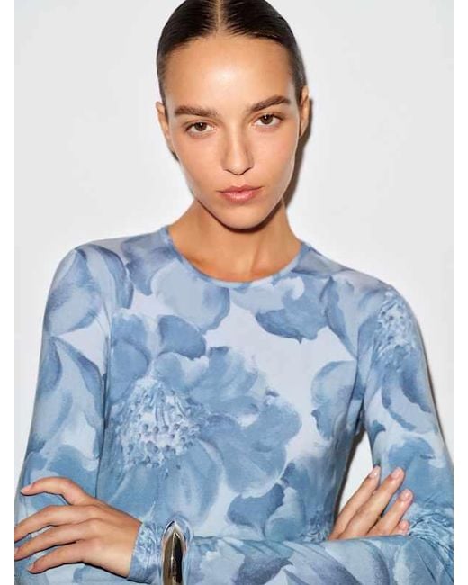 Reformation Blue Tommie Knit Dress