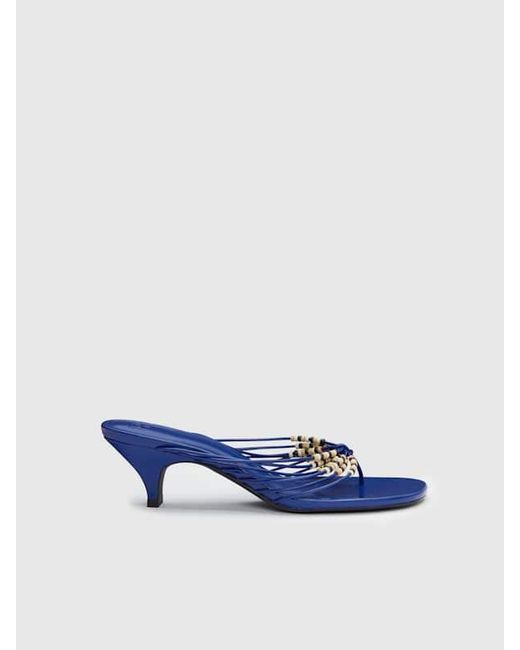 Reformation Blue Jessica Heeled Thong 5
