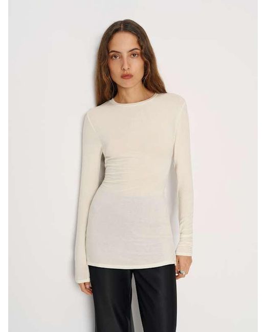 Reformation Natural Charli Knit Top