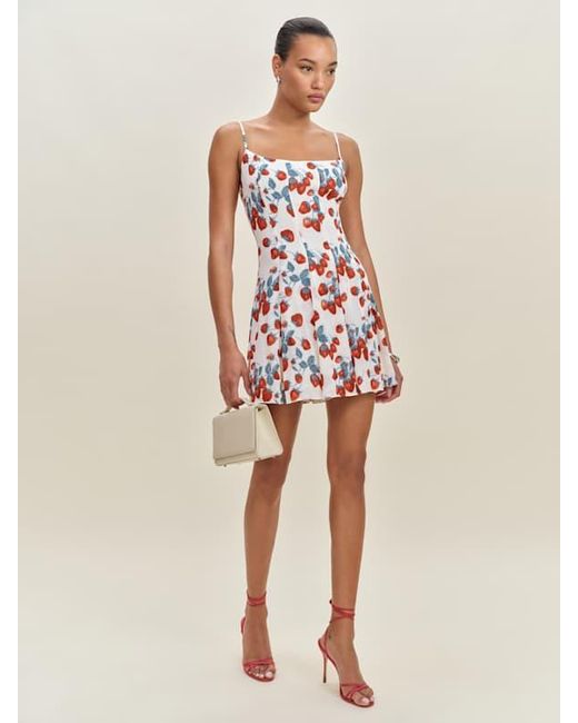 Reformation White Annelise Dress 4