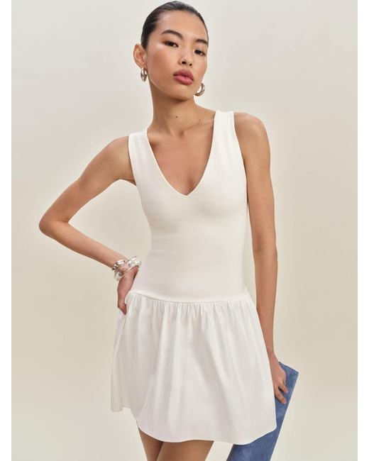 Reformation Natural Alyssa Knit Dress