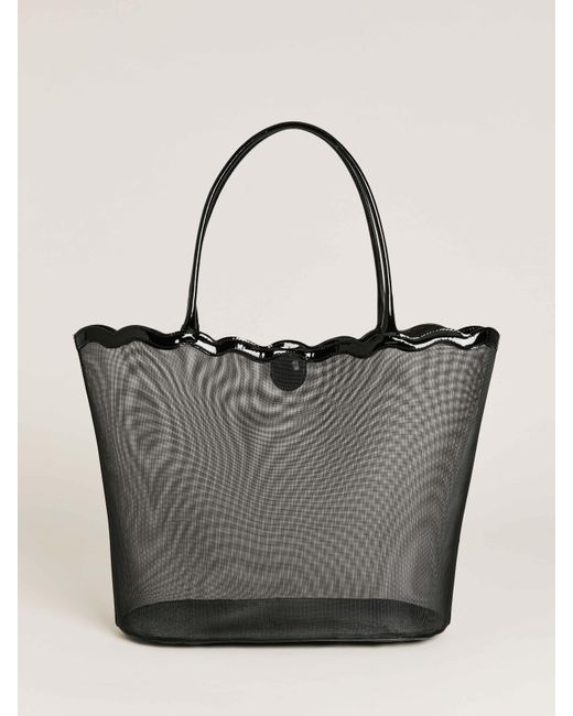Reformation Gray Isabella Tote Mesh
