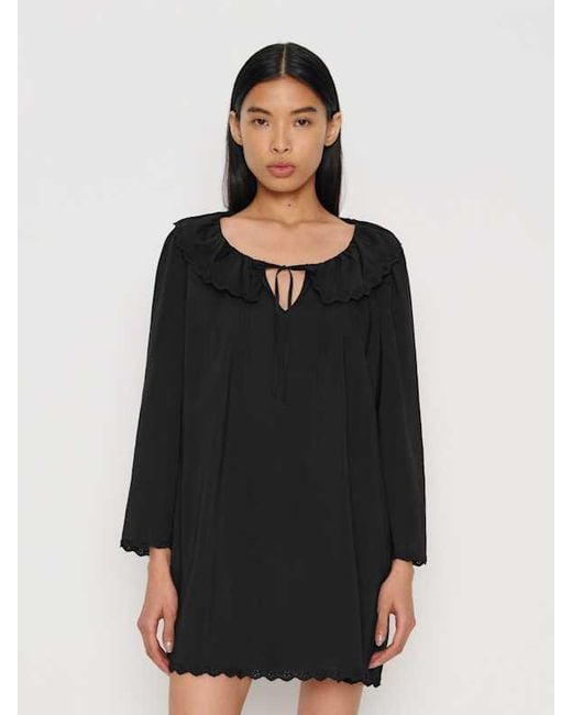 Reformation Black Madeline Sleep Dress