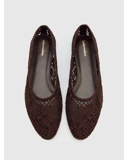 Reformation Brown Pillar Flat 5