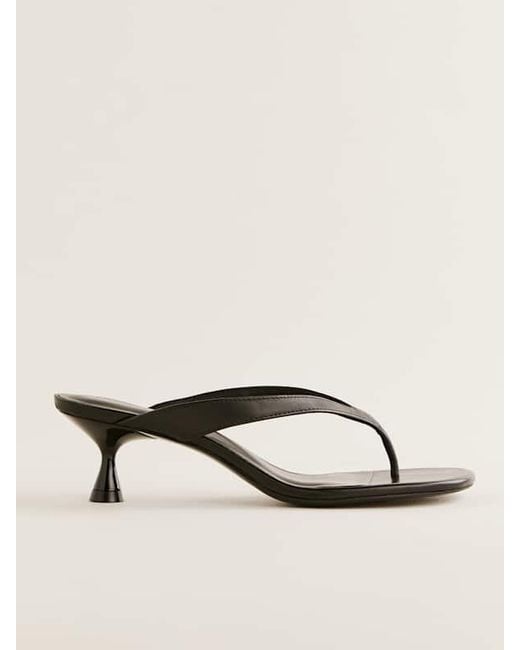 Reformation Metallic Sophie Heeled Sandal Leather 5