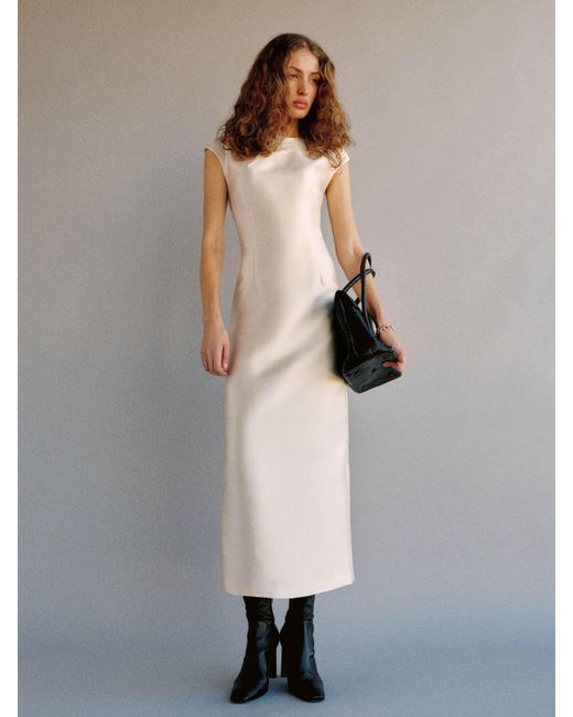 Reformation Gray Belden Dress 0