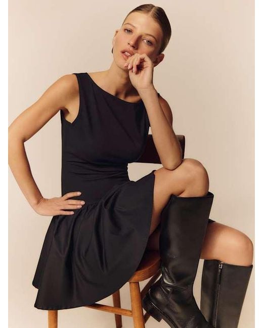 Reformation Natural Defina Knit Dress Pitch