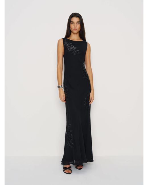 Reformation White Prescott Dress Applique