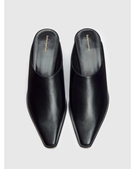 Reformation Natural Dominique Mule Leather 5