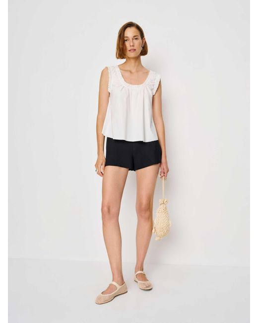 Reformation White Gale Mid Rise Bias Short