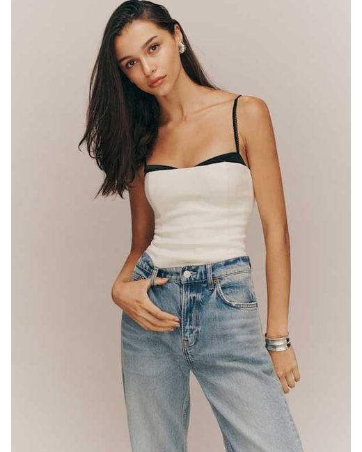 Reformation Natural Melanie Top