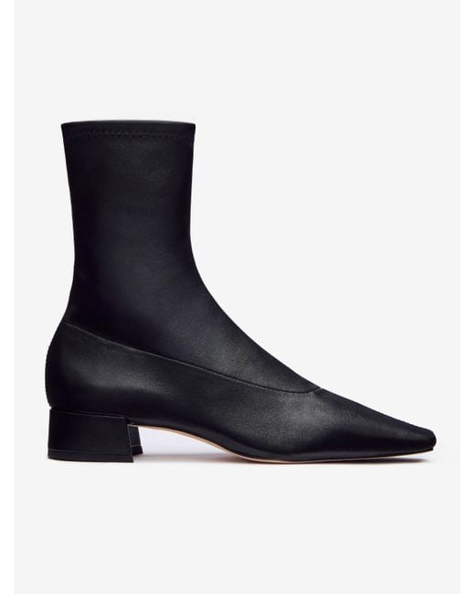Reformation Black Rosina Ankle Boot
