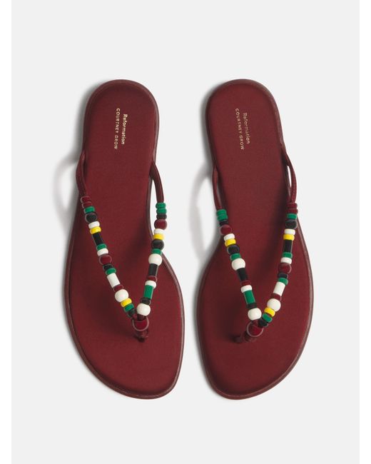 Reformation Natural Geffen Sandal 5