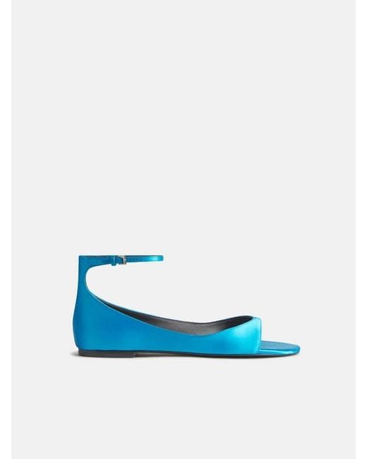 Reformation Blue Zoe Sage Sandal 9
