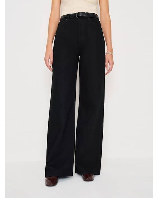 Reformation White Cary High Rise Slouchy Wide Leg Jeans Denim