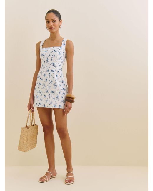 Reformation Natural Celosia Linen Dress