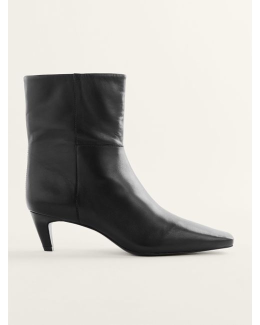Reformation Black Ramona Ankle Boot