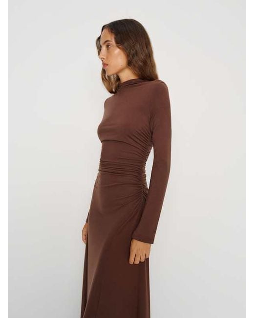 black knit dress maxi Black Karolina Knit Maxi Dress main image 1