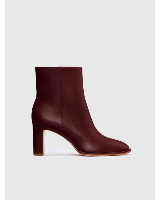 Reformation Blue Gillian Ankle Boot 6