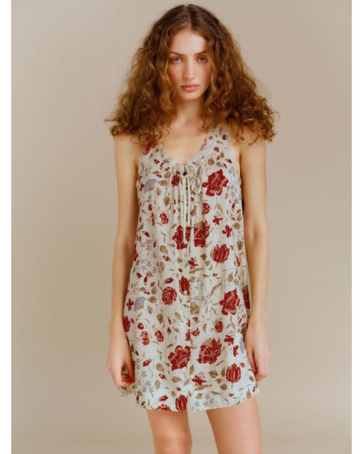 Reformation Women's Natural Holly Sleep Dress