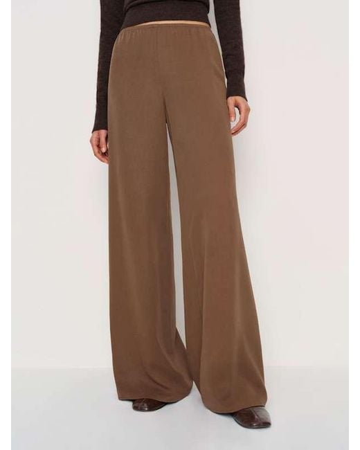 Reformation Natural Celine Low Rise Wide Leg Pant