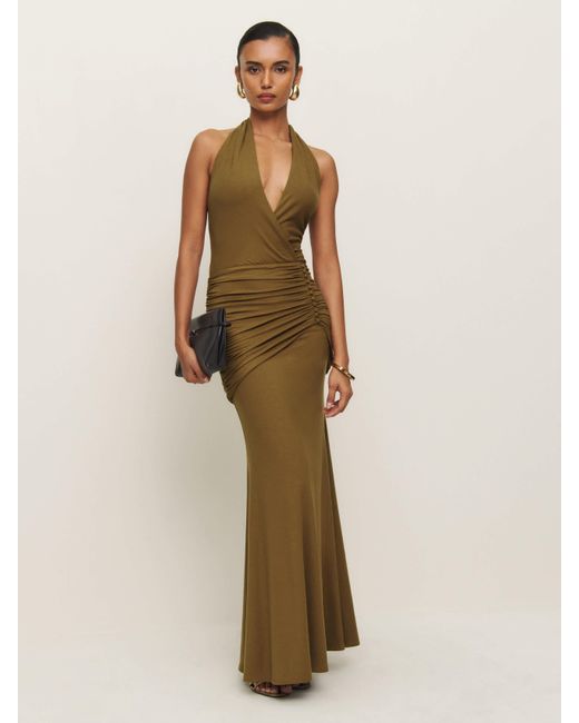 Reformation Natural Arden Knit Dress