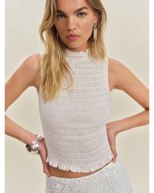 Reformation Natural Adri Top