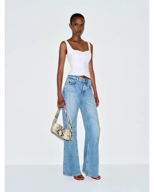 Reformation Blue Thistle Top 0