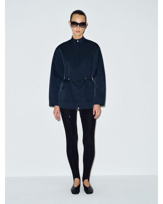 Reformation Blue Callista Jacket