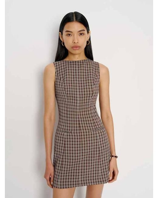 Reformation Natural Citron Dress