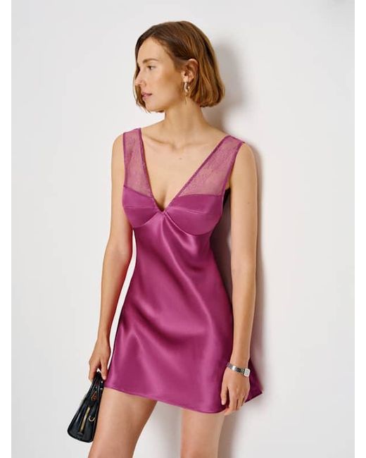 robbie silk dress Reformation Robbie Silk Dress by Reformation