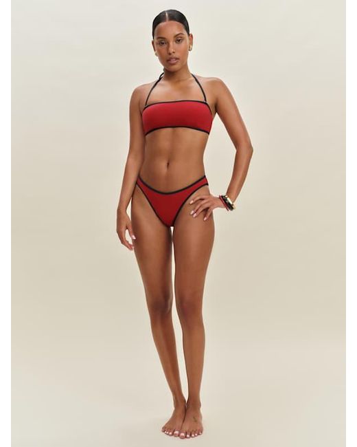 Reformation Red Douro Bikini Bottom