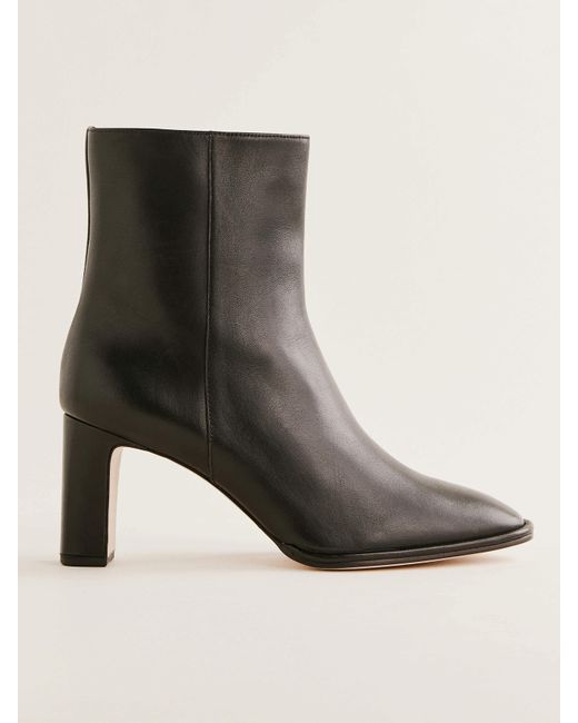 Reformation Black Gillian Ankle Boot
