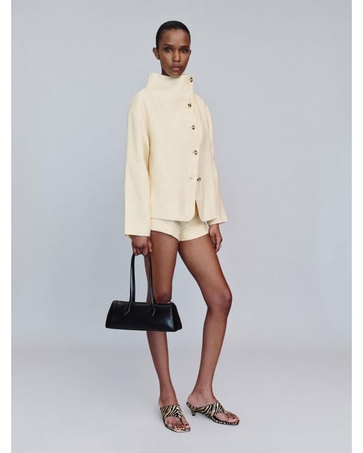 Reformation White Blake Jacket