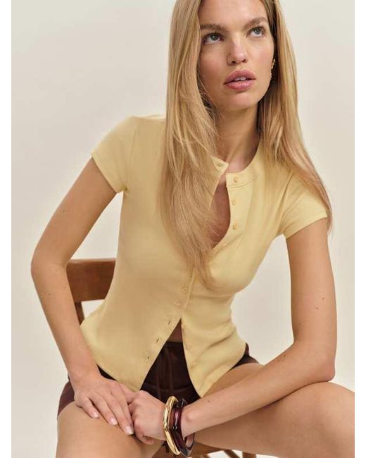 Raelynn knit tops beige andmary 【公式通販】
