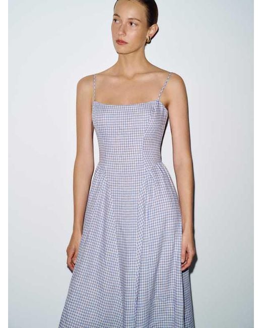 Reformation White Neri Linen Dress 0