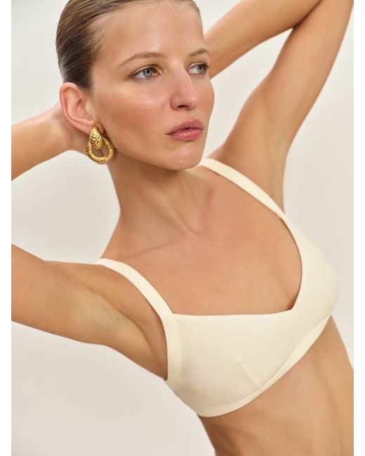 Reformation Natural Soleil Bikini Top