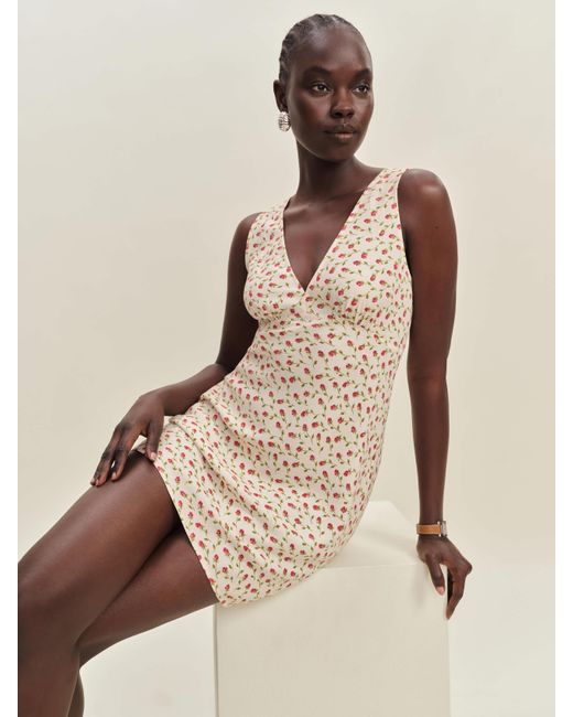 Reformation White Calix Dress